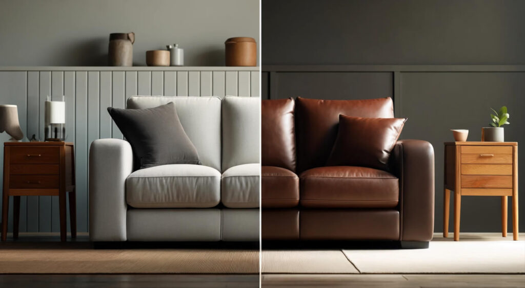 Kumaş ve deri koltuklar için farklı temizlik yöntemleri